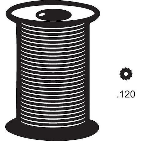 Strybuc .120 Spline Vinyl Black 66-3B